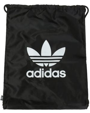 adidas Trefoil Drawstring Backpack - Black