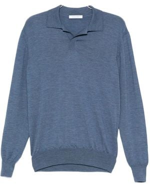 Cruciani Wool polo shirt - Blau