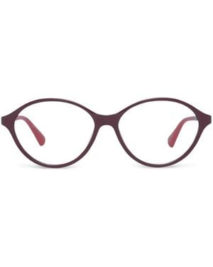 MAX&Co. Brille Mit Rundem Gestell - Rot