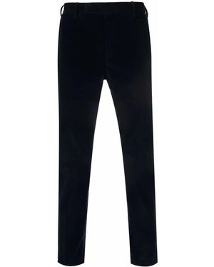 PT Torino Slim-Fit Velvet Pants - Blue