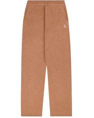 Sporty & Rich Embroidered Trousers - Brown