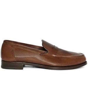 Lardini Calfskin Loafers - Brown