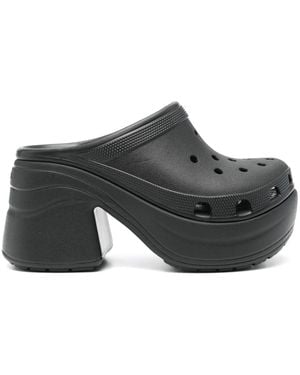 Crocs™ Siren Clog Rubber Mules With Heel - Gray