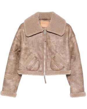 Jakke Jack Met Lammy Kraag - Naturel