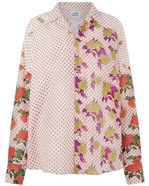 Donde Esteban Floral-Print Cotton Shirt - Pink
