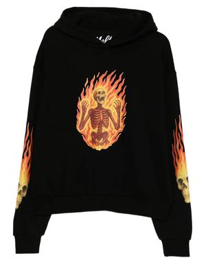 Melt Printed Hoodie - Black