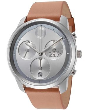 Movado Verso 42Mm Watch - Gray
