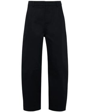 Tela Straight-Leg Pants - Black