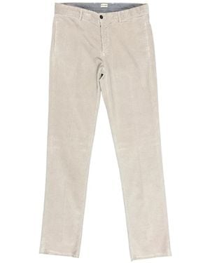 Massimo Alba Mauko Corduroy Skinny Trousers - White