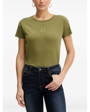 ARMANI EXCHANGE Crew-Neck T-Shirt - Green