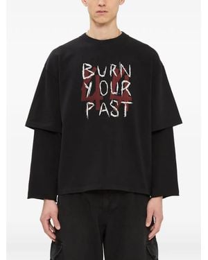 44 Label Group Byp Long-Sleeve T-Shirt - Black