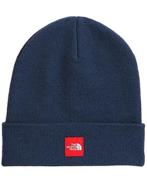 The North Face Logo-Box Beanie - Blue