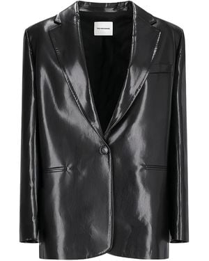 ANDAMANE Single-Breasted Blazer - Black