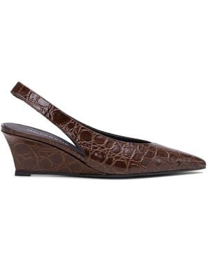 Notabene Elva Slingback-Pumps - Braun