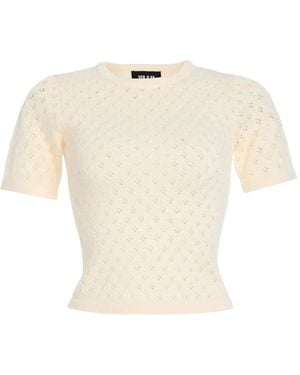 SER.O.YA Josie Knitted Top - White