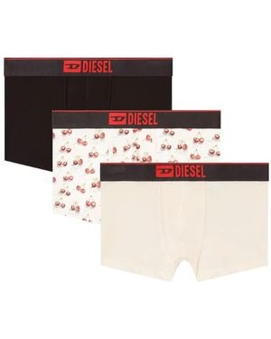 DIESEL Damien-Gft-3Pack Boxer Briefs - White
