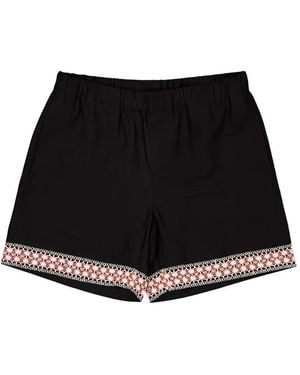 Homme by Michele Rossi Braided Shorts - Black