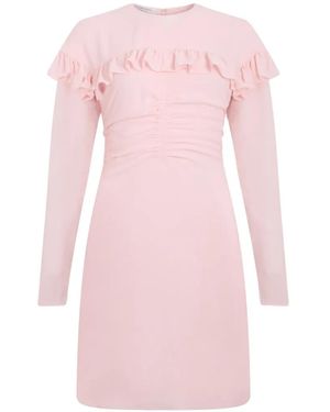 Philosophy Di Lorenzo Serafini Ruffled Ruched-Waist Mini Dress - Pink