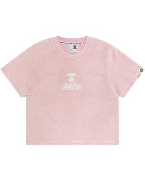 Aape By A Bathing Ape ロゴ Tシャツ - ピンク
