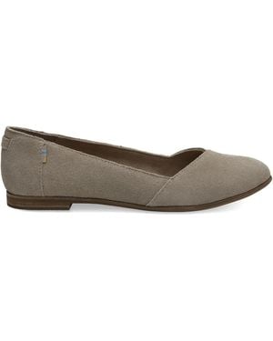 TOMS Julie Desert Taupe Ballerinas - Grau