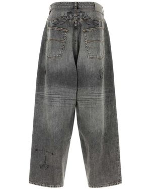 Balenciaga Low-Crotch Jeans in Gray for Men | Lyst