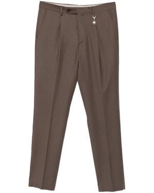 Manuel Ritz Pleated Pants - Gray