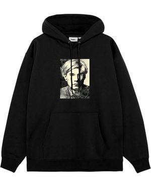 Obey Warhol Portrait Print Hoodie - Black