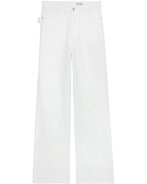 Zadig & Voltaire Jeans mit geradem Bein - Weiß