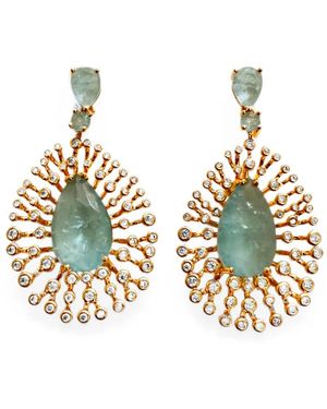 Hzmer Jewelry Mirage Drop Earrings - Metallic