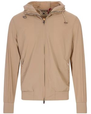 KIRED Zip-Up Hodded Jacket - Natural