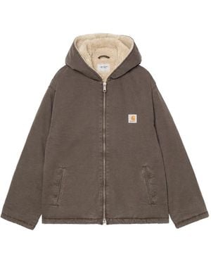 Carhartt Zip-Up Hooded Jacket - Brown