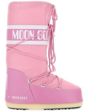 Moon Boot Icon ブーツ - ピンク