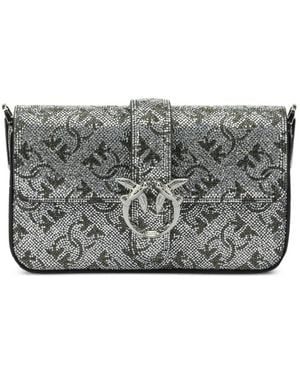 Pinko Bandolera Con Apliques - Gris