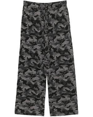 B+ AB Hose Mit Camouflage-Print - Grau