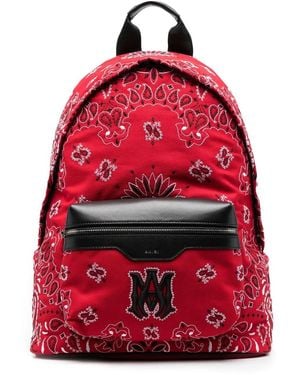 Amiri Bandanna-Embroidered Backpack