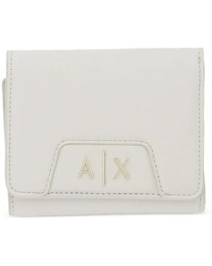 ARMANI EXCHANGE Portemonnaie Mit Logo - Weiß