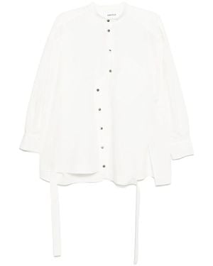 Enfold Asymmetric Shirt - White