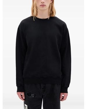 Ann Demeulemeester Sudadera con estampado gráfico - Negro