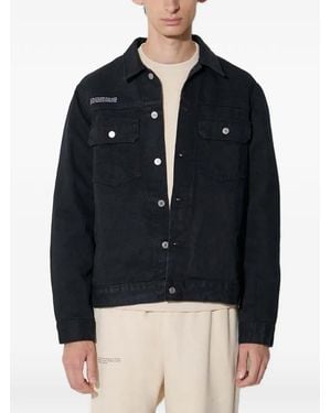 PANGAIA Buttoned Denim Jacket - Blue
