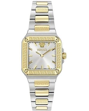 Versace Greca 30Mm Watch - Metallic