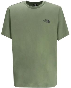 The North Face Small-Logo Graphic T-Shirt - Green