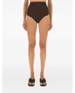 Rick Owens High-Waist Mini Shorts - Black