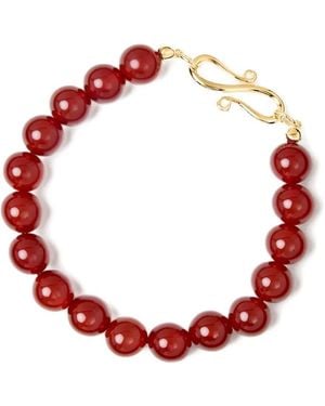 LIE STUDIO Mary Beaded Bracelet - Red