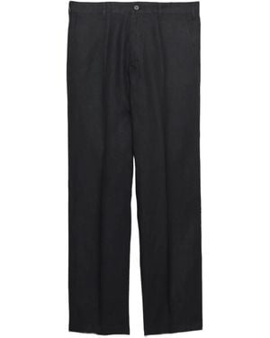 Prada Linen Trousers - Black