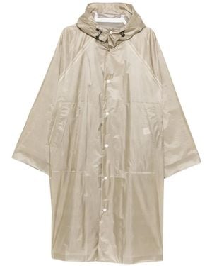 Sofie D'Hoore Impermeabile Con Cappuccio - Bianco