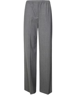 Weekend by Maxmara Petra Broek Met Elastische Tailleband - Grijs