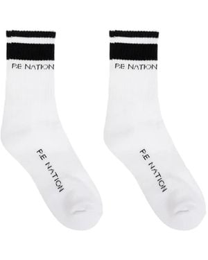 P.E Nation Homage Sokken - Wit