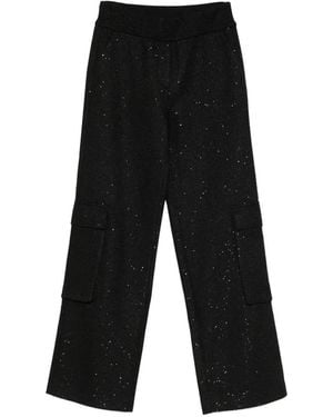 Circus Hotel Klassische Cargohose - Schwarz