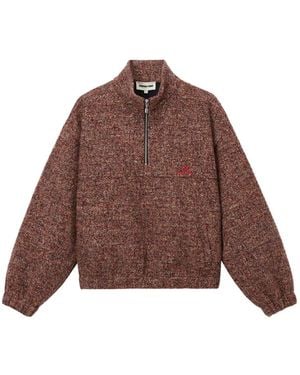 ShuShu/Tong Half-Zip Jumper - Brown