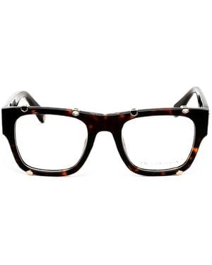 Philipp Plein Square-Frame Glasses - Black